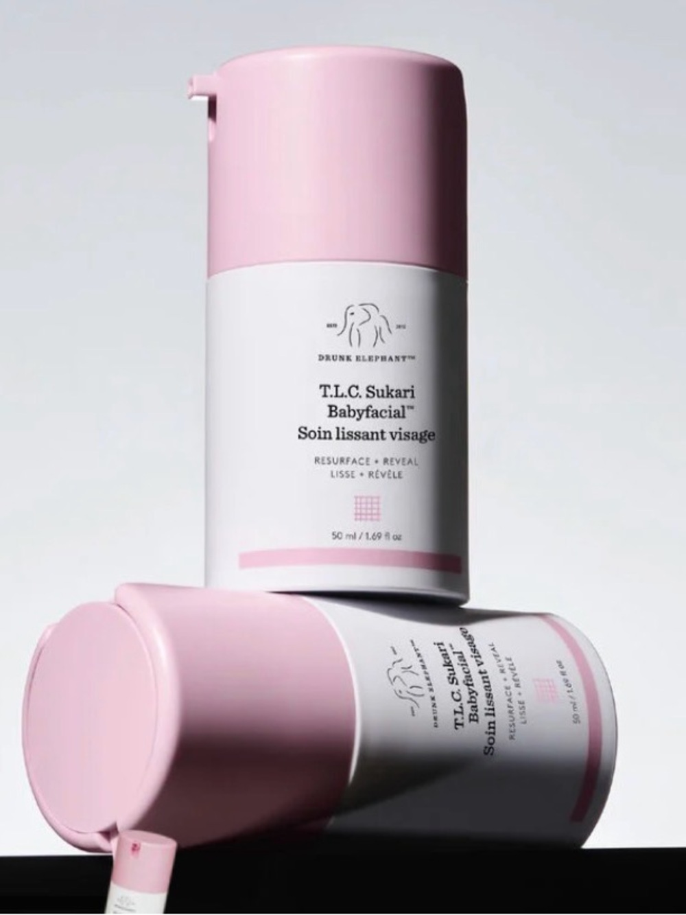 NWT Drunk Elephant T.L.C. AHA + BHA Sukari Babyfacial
